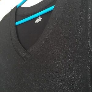 Jennifer Lopez BLACK Shimmer Tee